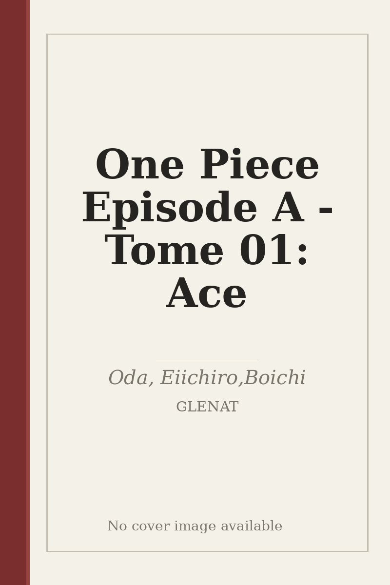 One Piece Episode A - Tome 01: Ace - no cover image available