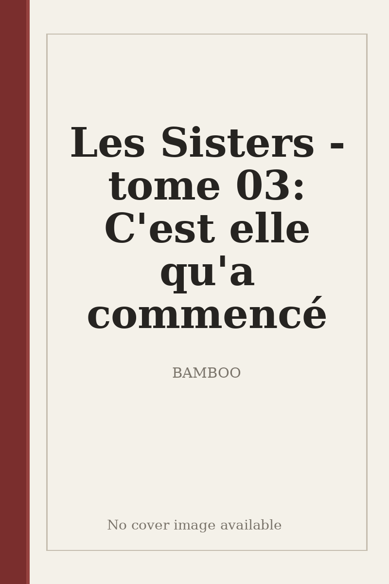 Les Sisters - tome 03: C'est elle qu'a commencé - no cover image available