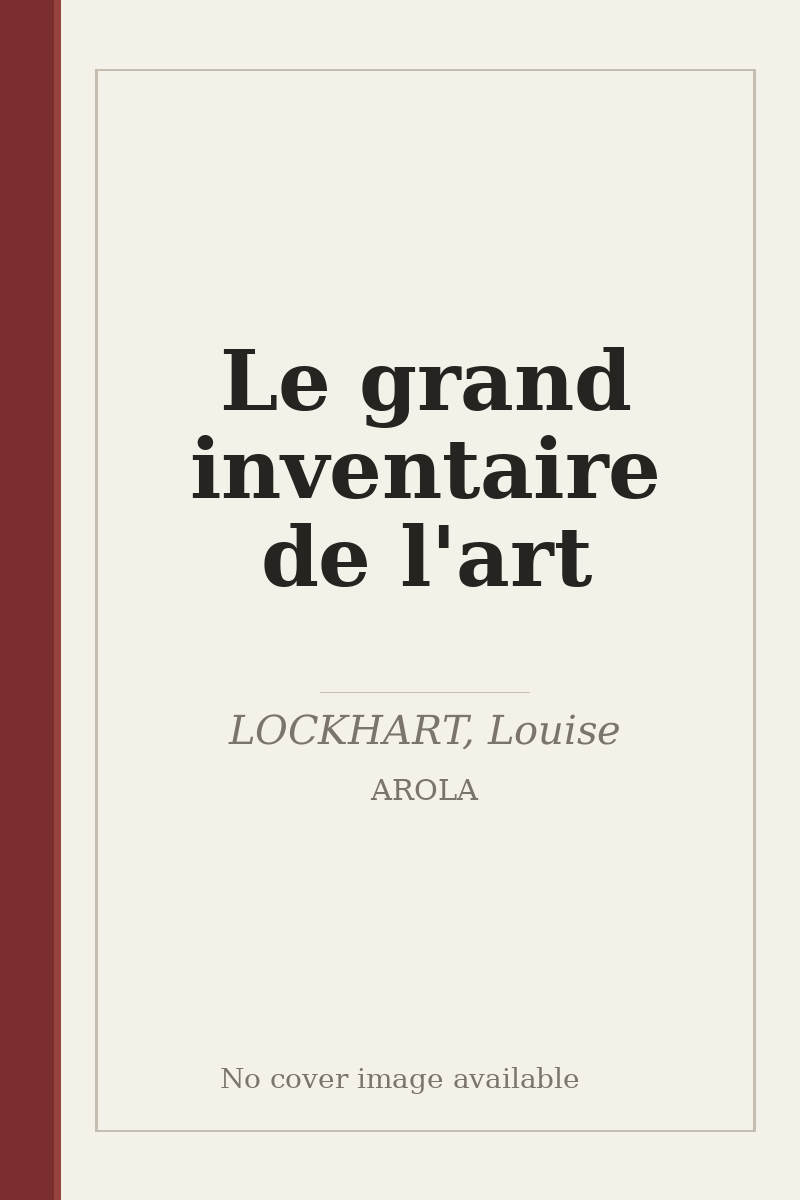Le grand inventaire de l'art - no cover image available