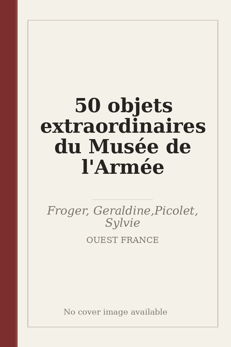 50 objets extraordinaires du Musée de l'Armée - no cover image available