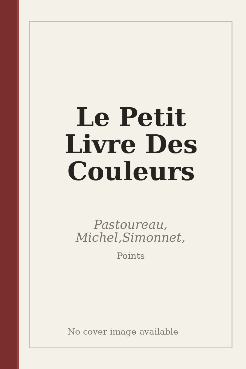 Le Petit Livre Des Couleurs - no cover image available