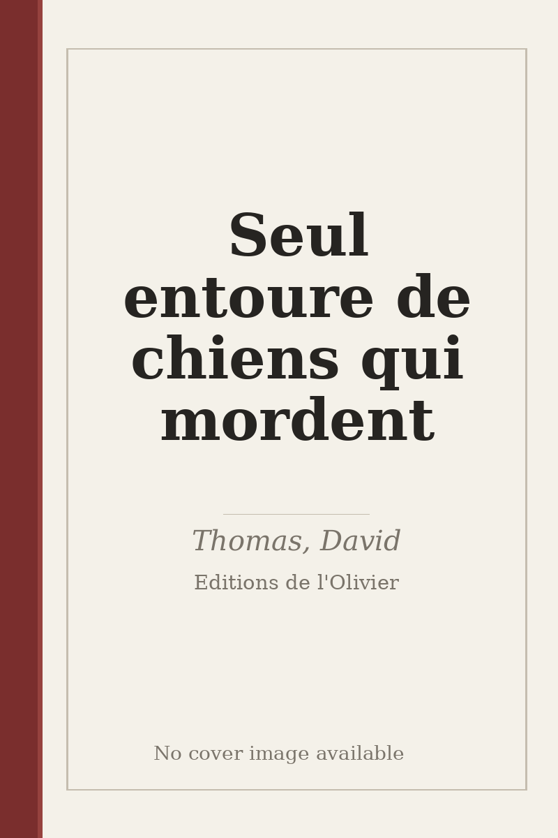Seul entoure de chiens qui mordent - no cover image available