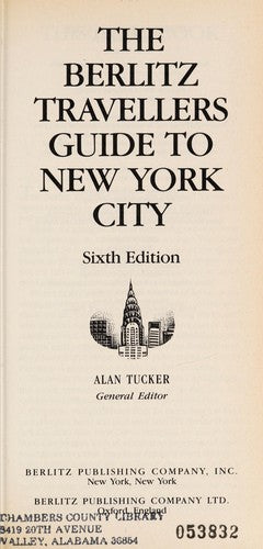 The Berlitz Travellers Guide to New York City (Berlitz Travellers Guide S.)