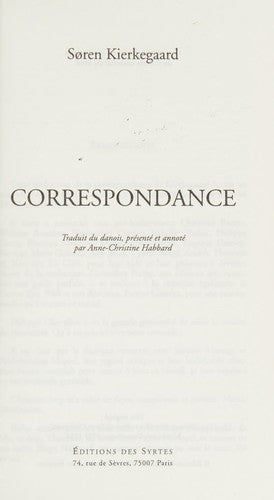 Correspondance