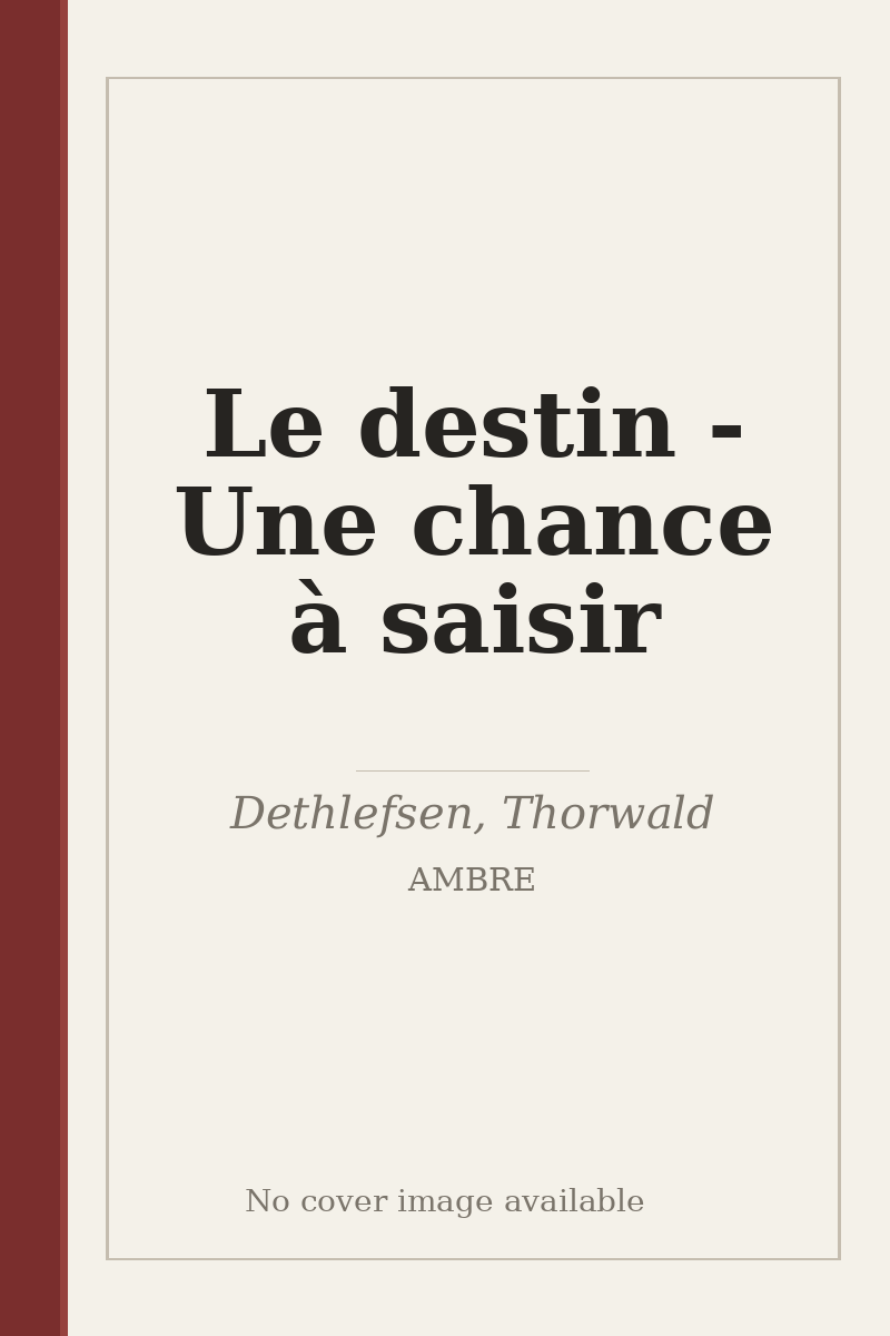 Le destin - Une chance à saisir - no cover image available