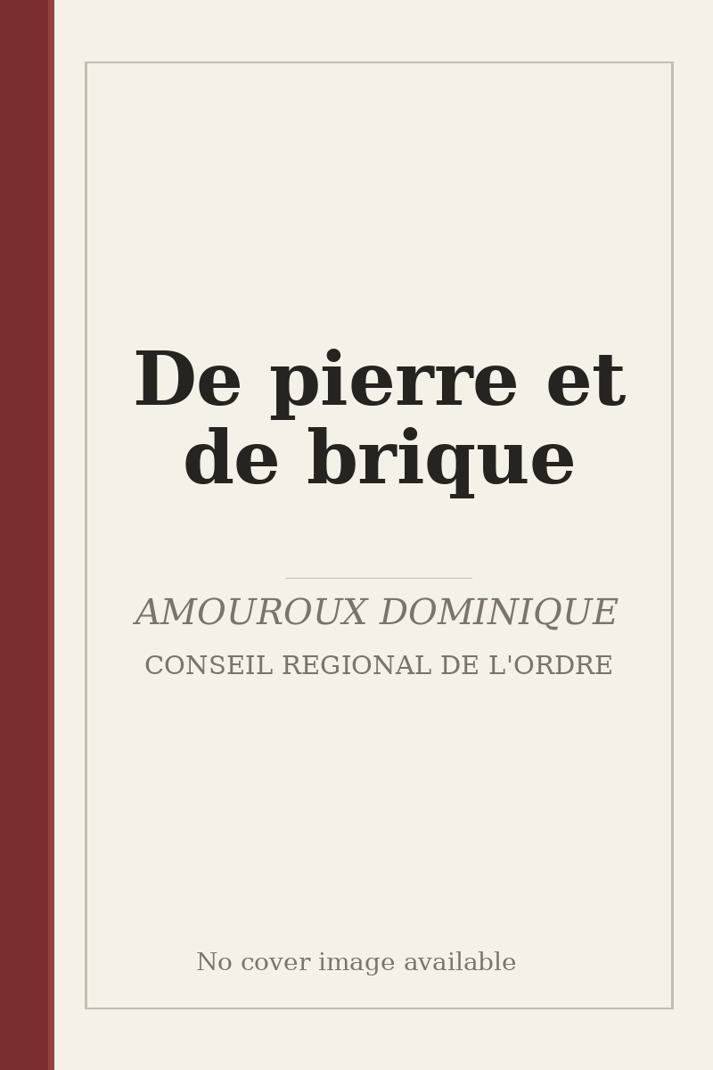De pierre et de brique - no cover image available