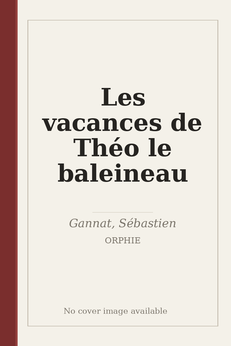 Les vacances de Théo le baleineau - no cover image available