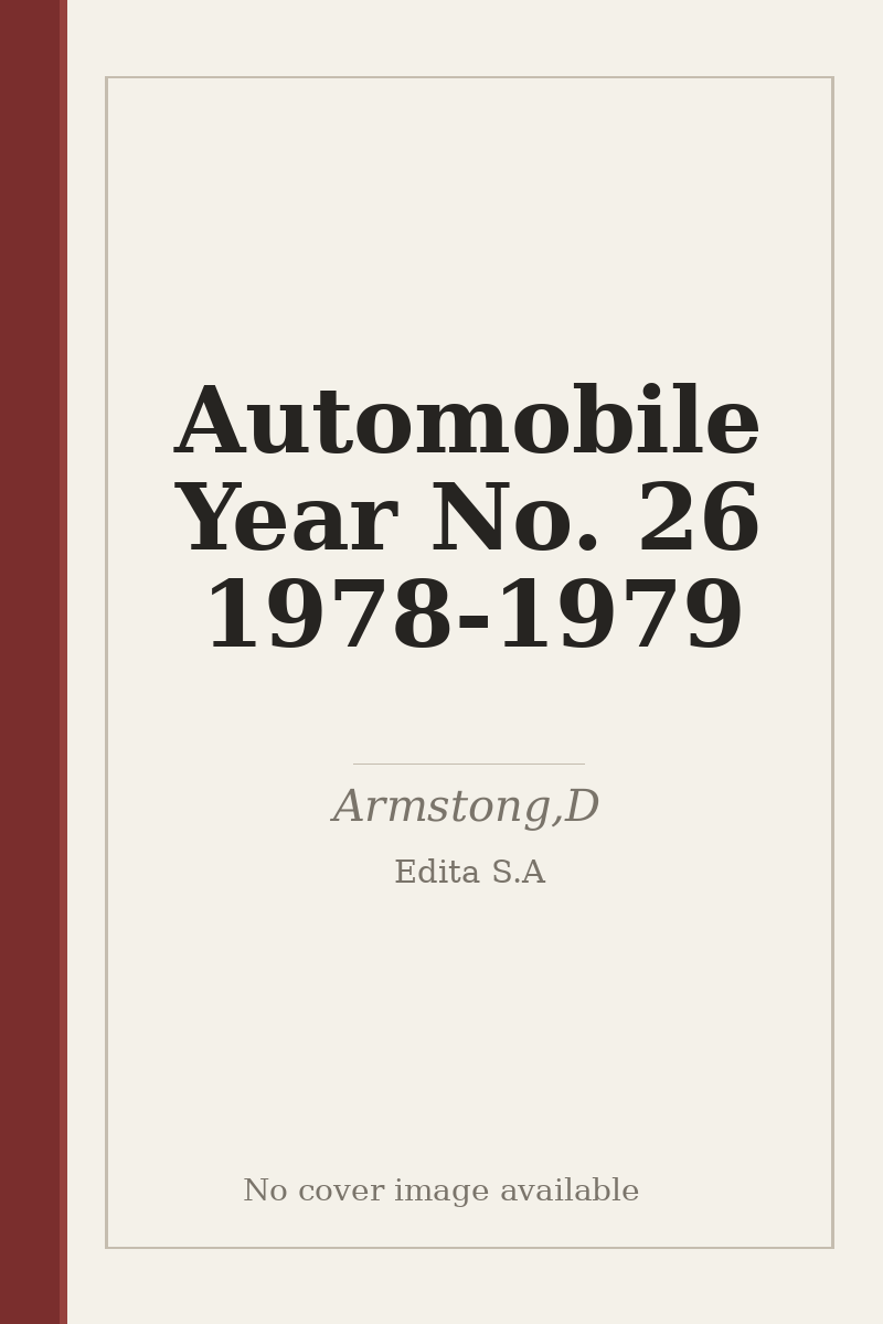 Automobile Year No. 26 1978-1979 - no cover image available