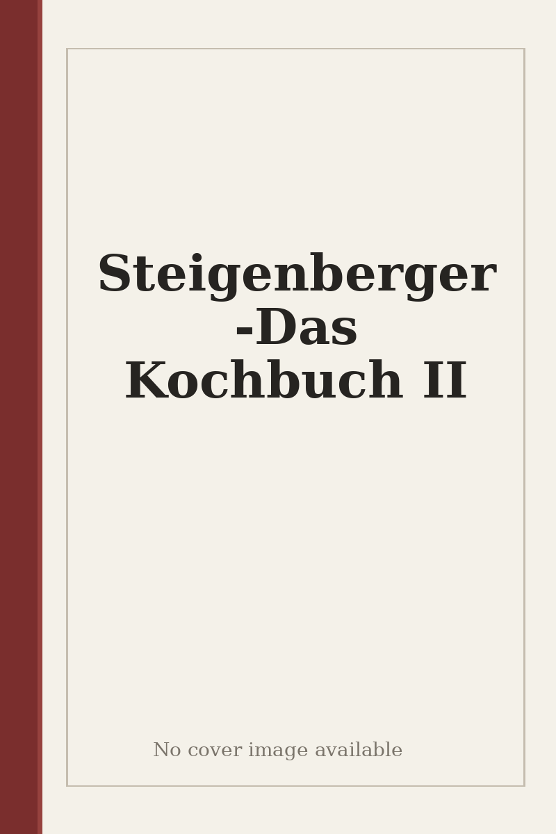 Steigenberger - Das Kochbuch II - no cover image available