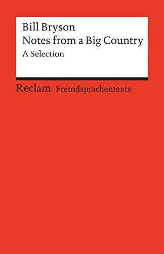 Notes from a Big Country: A Selection