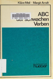 Deutsch uben: Schwache Verben