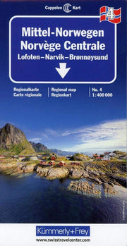 Norway Centr. 4 k&f Lofoten/Narvik/Bronnoysund (Regional maps - Norway)