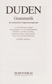 4 - Die Grammatik (Der Duden in 12 BA>Nden)