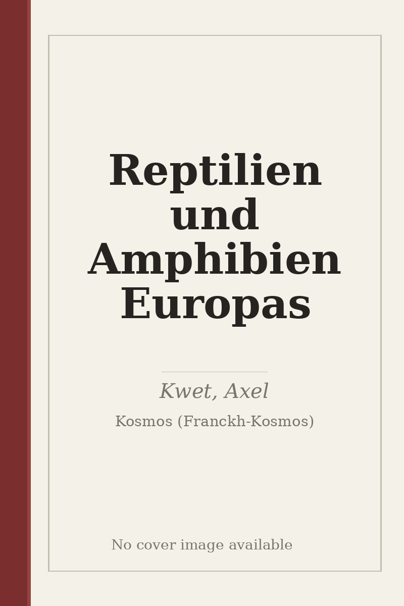 Reptilien und Amphibien Europas - no cover image available