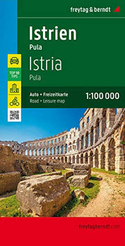 Istria f&b +cycling map r/v (r): Toeristische wegenkaart 1:100 000