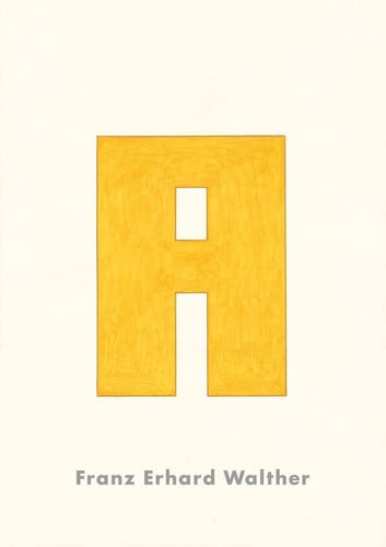 A (Limited edition, Bilingual): Franz Erhard Walther