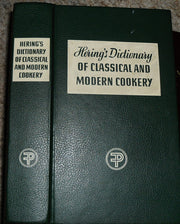 Hering's dictionary of classical and modern cookery and practical reference manual for the hotel, restaurant and catering trade: Brief recipes, professional ... drinks, menu knowledge and table servic