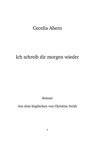 Ich schreib dir morgen wieder
