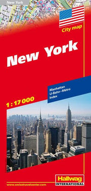New York CityMap hallwag r/v (r) wp 1/17