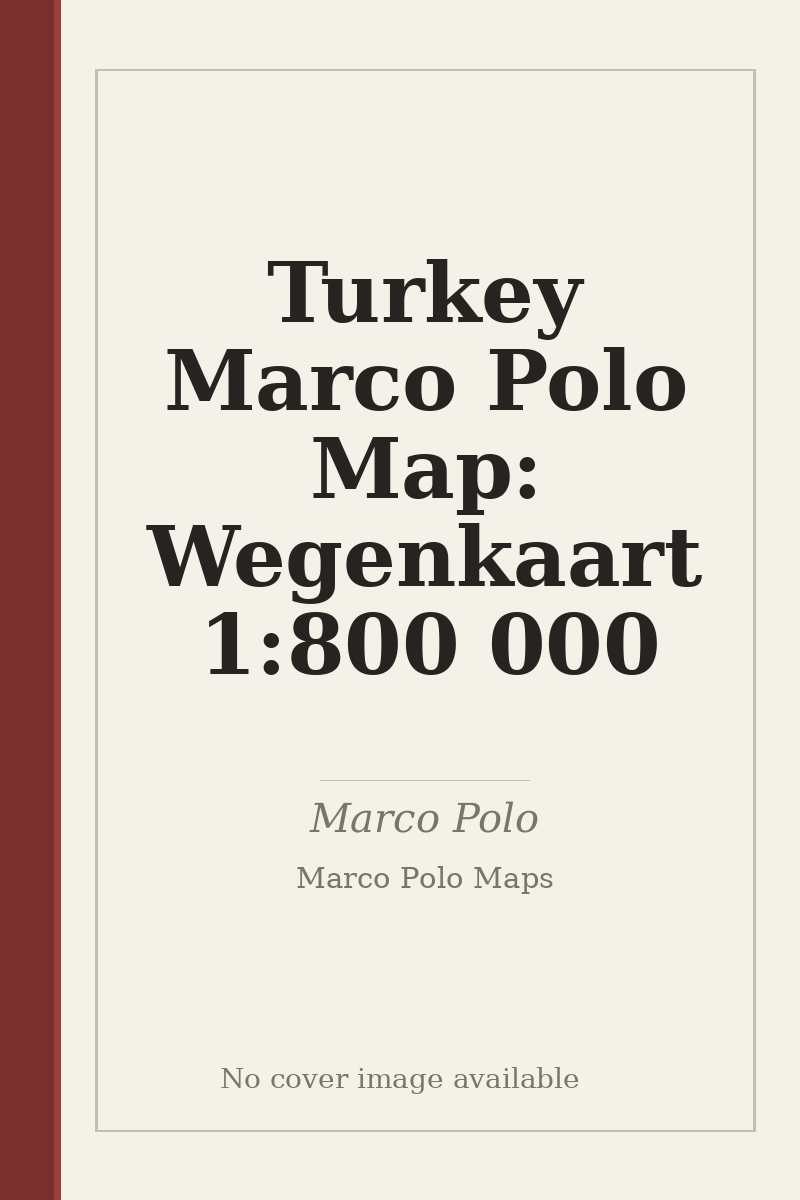 Turkey Marco Polo Map: Wegenkaart 1:800 000 - no cover image available