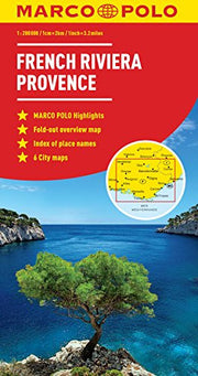 French Riviera, Provence Marco Polo Map (Marco Polo Maps)