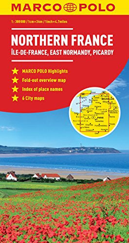 Northern France Marco Polo Map (Marco Polo Maps)