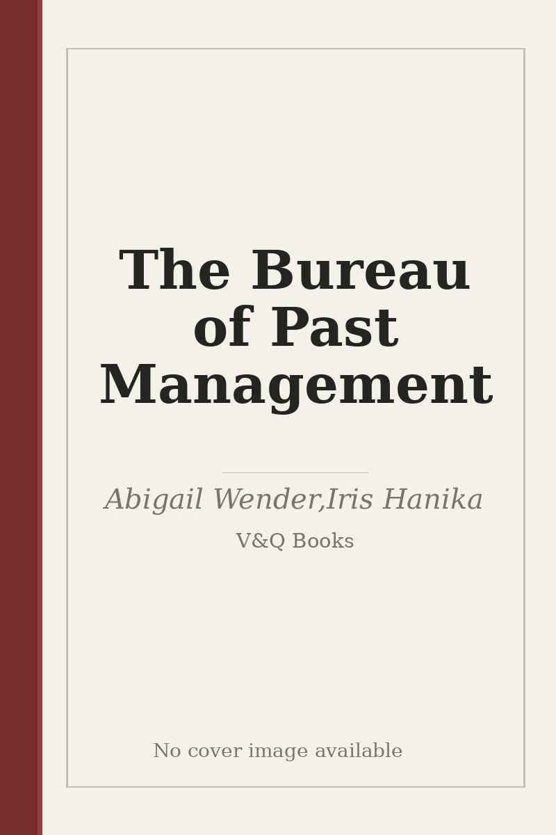 The Bureau of Past Management - no cover image available