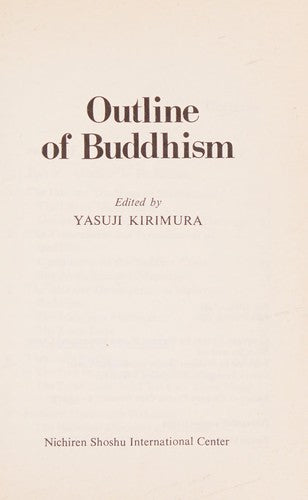 Outline of Buddhism