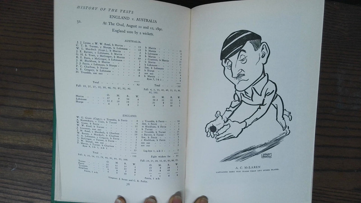 History of the Tests, Sydney Smith, 1946