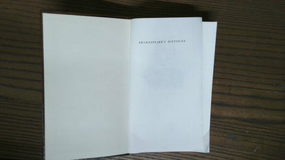 Histories, William Shakespeare, 1978, Collins