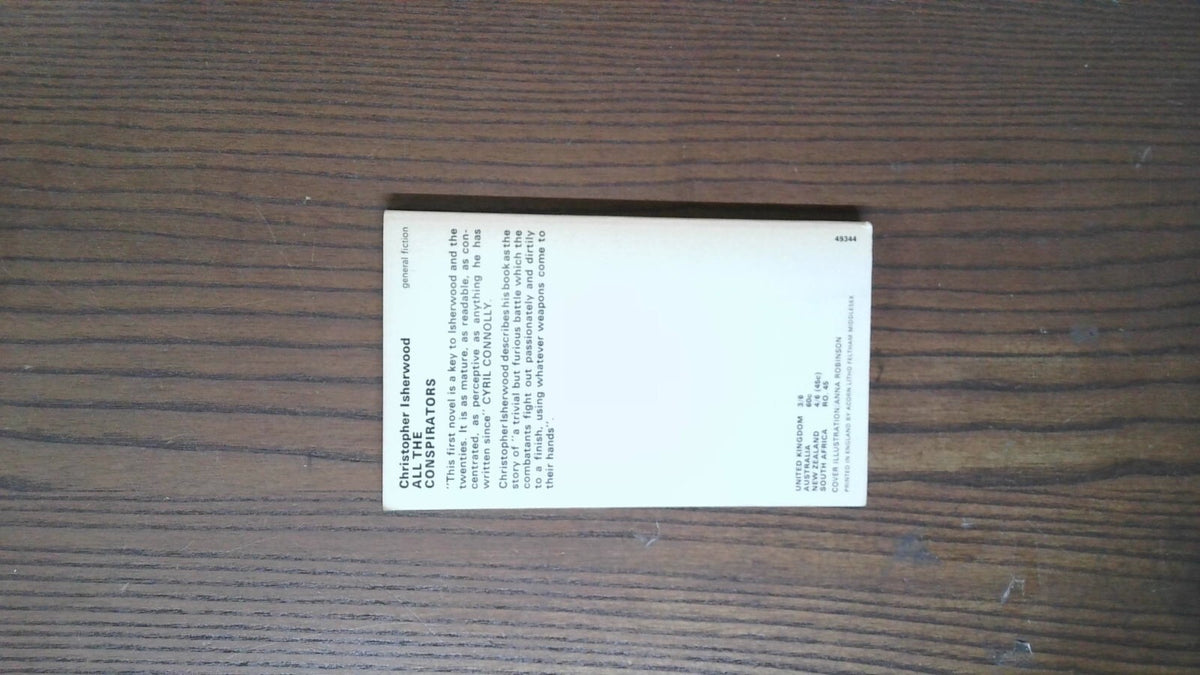All The Conspirators, Christopher Isherwood 1967, Sphere Books