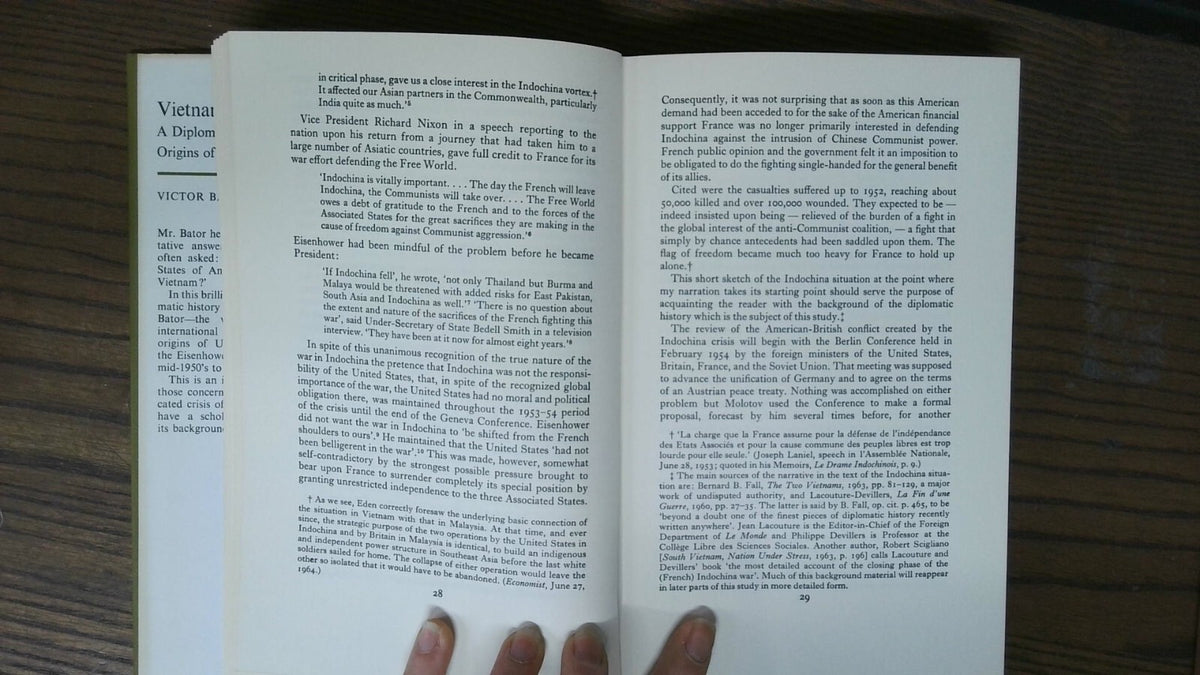 Vietnam A Diplomatic Tragedy: Origins of U. S. Involvement, Victor Bator, 1965