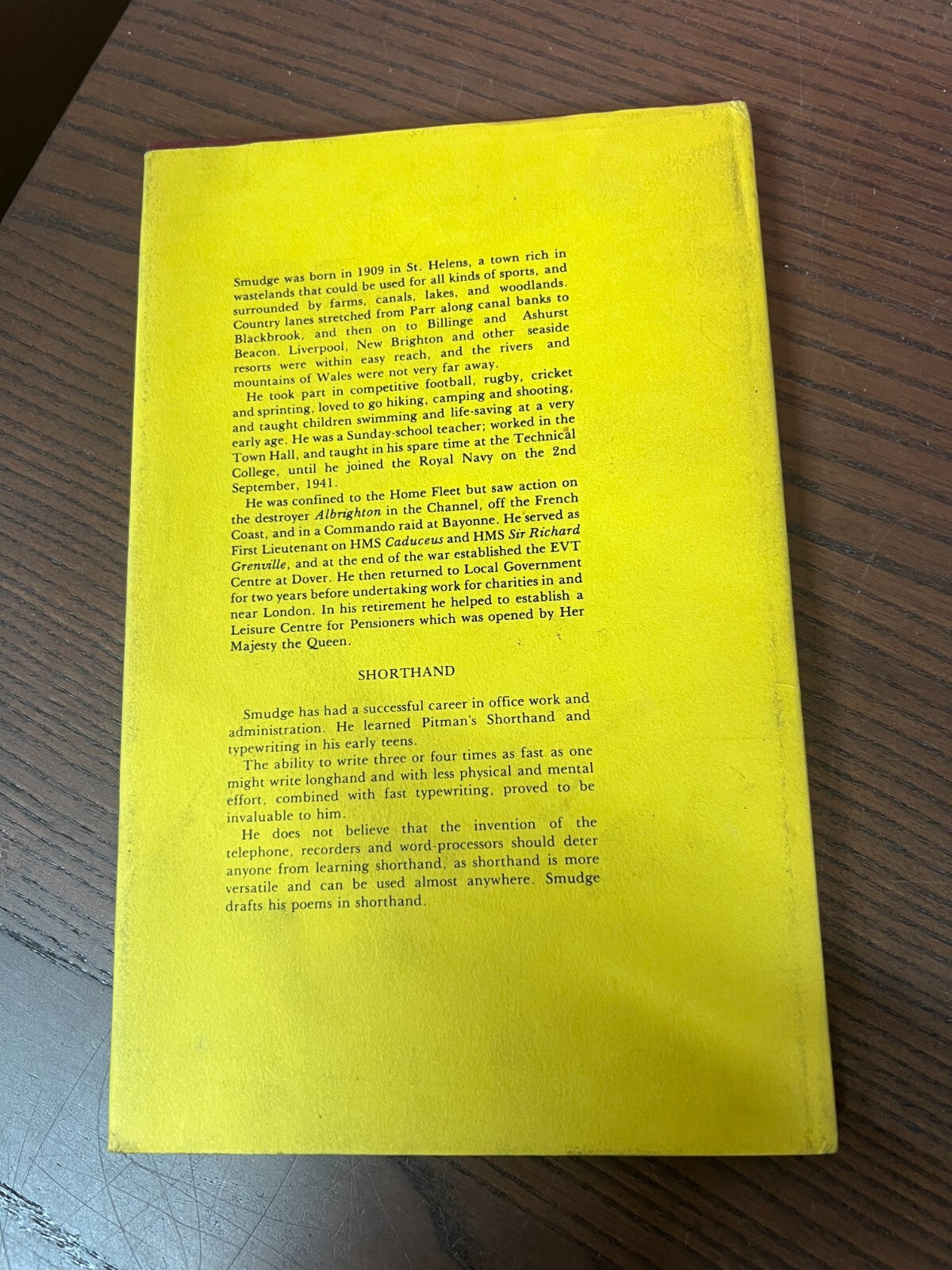 The Poems of Smudge Book 2 SIGNED 1st Edition, Tom Hoy, Stockwell, 1983