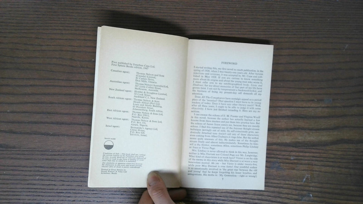 All The Conspirators, Christopher Isherwood 1967, Sphere Books