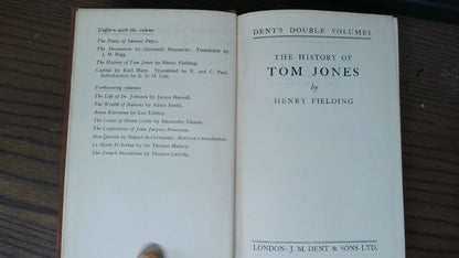 The History of Tom Jones by Henry Fielding, 1749, Dent's Book