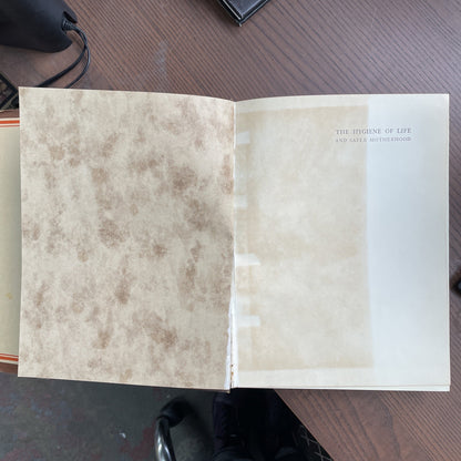 The Hygiene of Life and Safer Motherhood + Personal Supplements - 1934