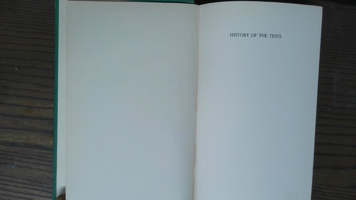 History of the Tests, Sydney Smith, 1946