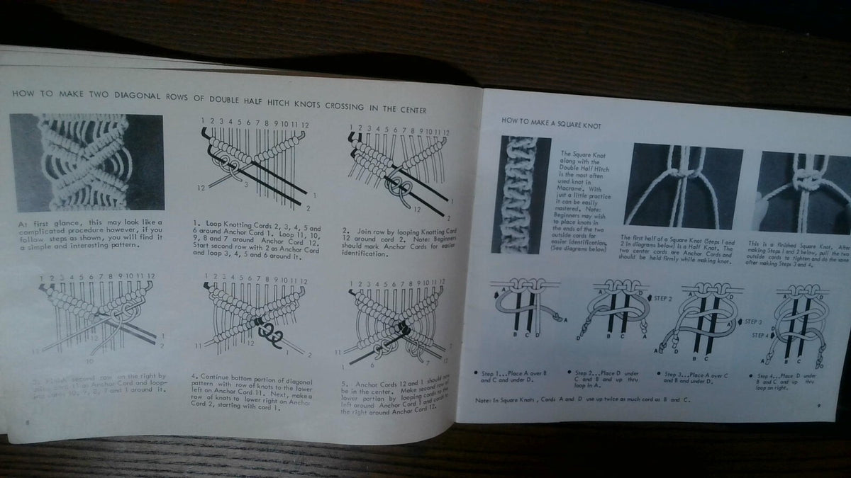 1971 MACRAME HP400 Lynn Paulin Vintage Instruction Book