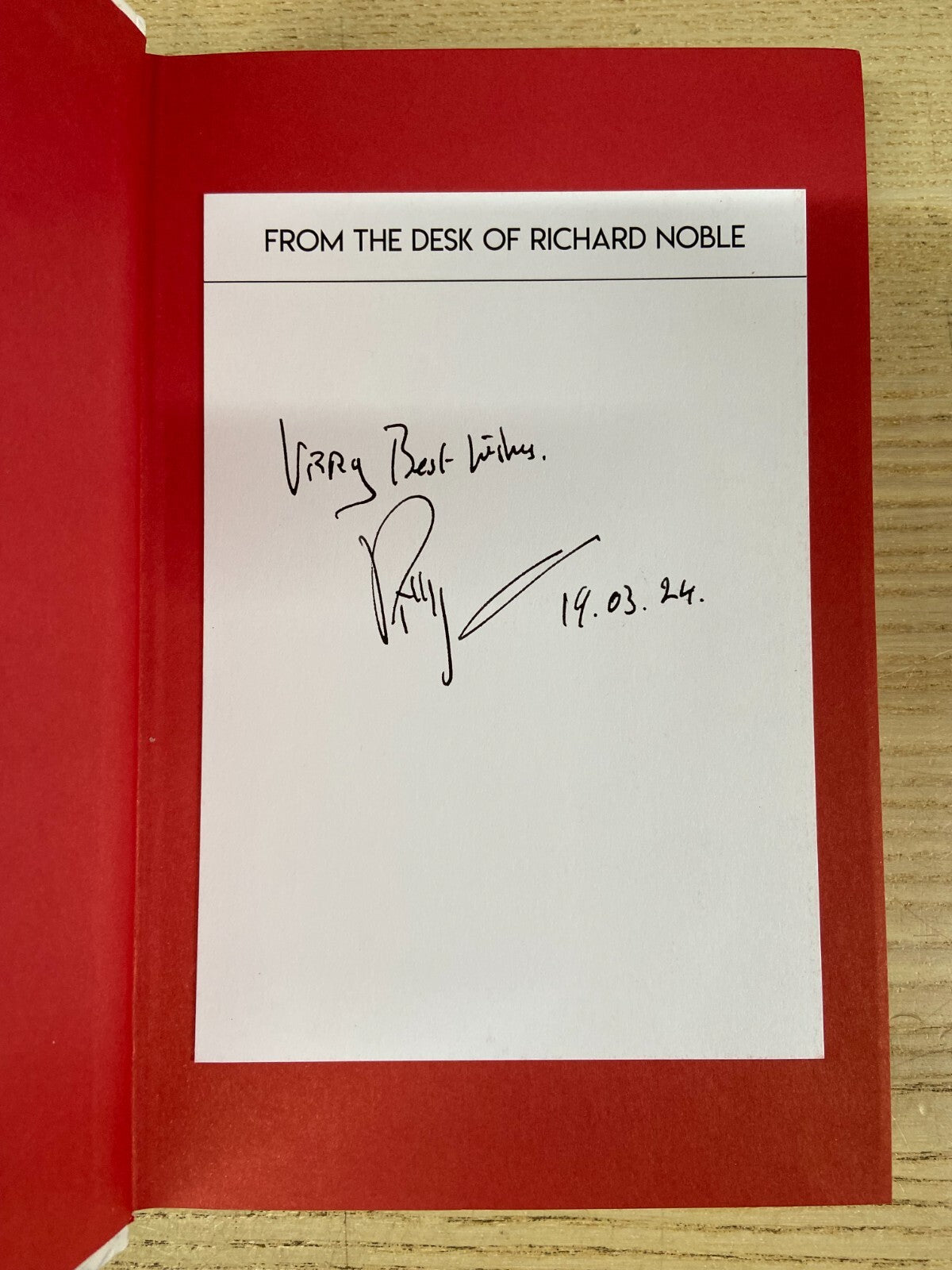 Take Risk! - Richard Noble - Signed
