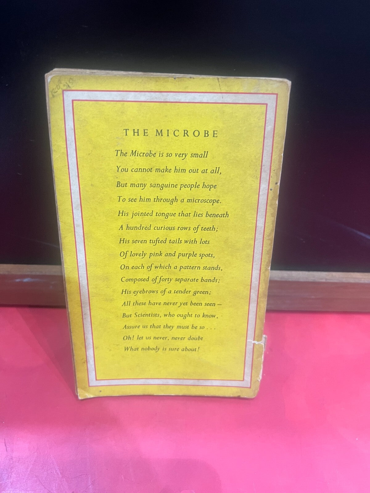Selected Cautionary Verses - H Belloc - Penguin 1953