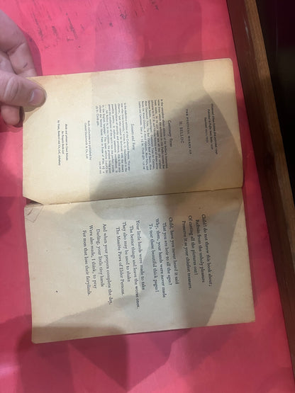 Selected Cautionary Verses - H Belloc - Penguin 1953