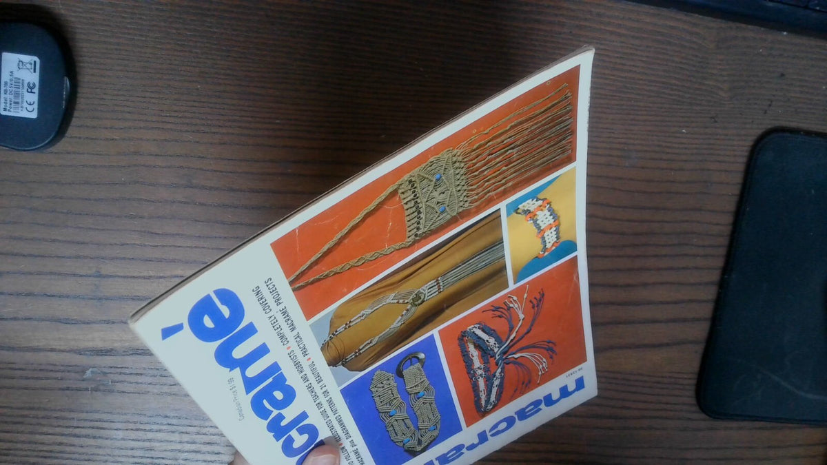 1971 MACRAME HP400 Lynn Paulin Vintage Instruction Book