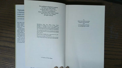 Vietnam A Diplomatic Tragedy: Origins of U. S. Involvement, Victor Bator, 1965