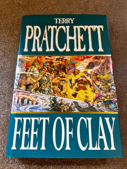 Terry Pratchett Feet Of Clay First Edition Hardback 1996  [SIGNED]