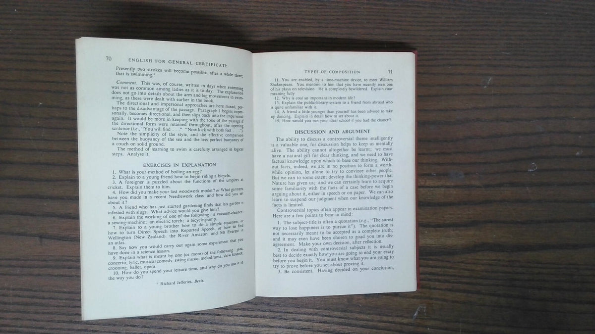 English for General Certificate, G.F. Lamb, 1956, George G. Harrap & Co.