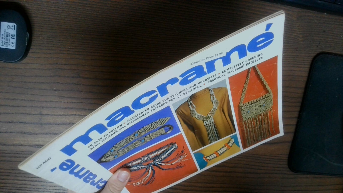 1971 MACRAME HP400 Lynn Paulin Vintage Instruction Book