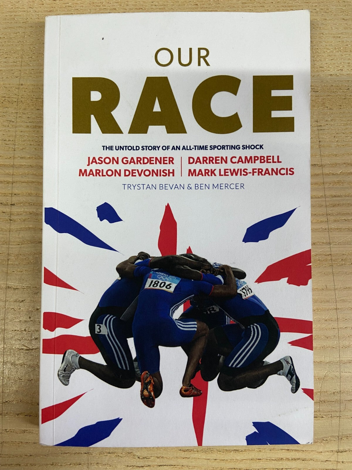Our Race - Jason Gardener, Darren Campbell, Marlon Devonish - Signed