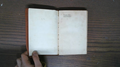 Valima Letters, Robert Louis Stevenson, Methuen & Company LTD