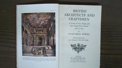 British Architects And Craftsmen, Sacheverell Sitwell, 1945, B T Batsford Book