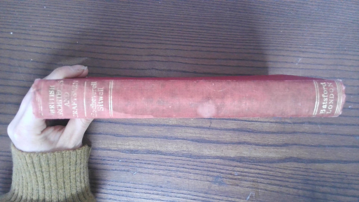 British Architects And Craftsmen, Sacheverell Sitwell, 1945, B T Batsford Book